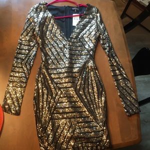 Deep V Fashion Nova dress